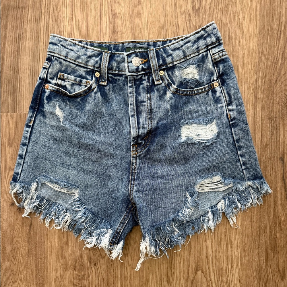 Wild fable Highest Waist, Blue Jean Shorts. Size 00